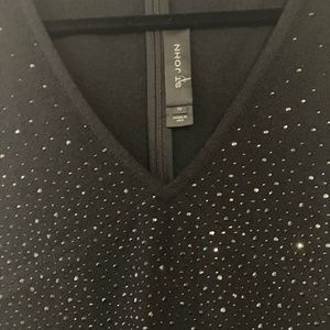 St John Black Sparkle Dress